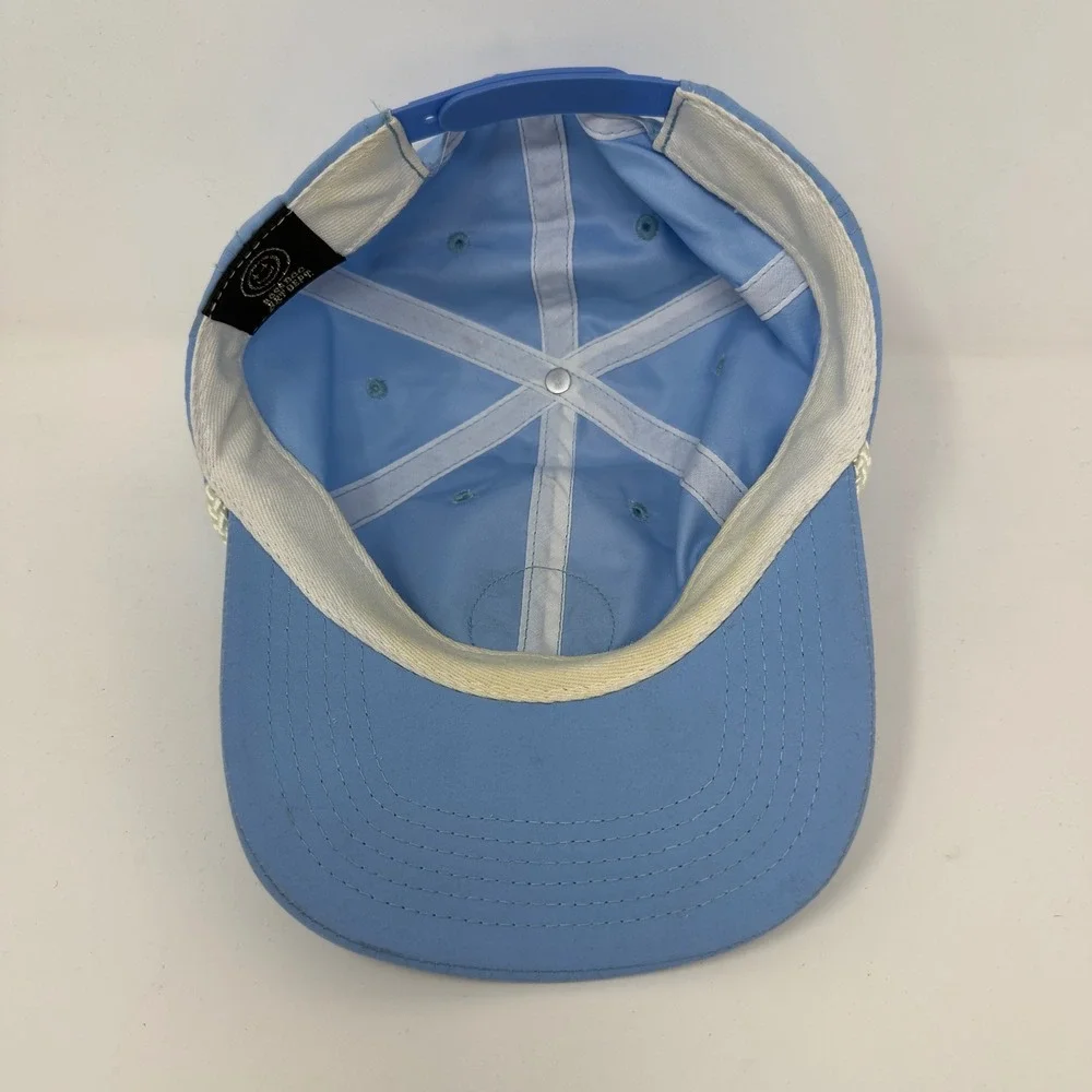 Boss Dog Art Dept Blue Rope Hat Smiley Face Chain Sparkle Mens‎ Snapback